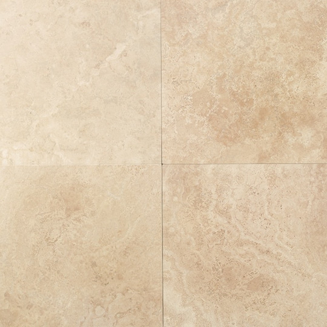 American Olean Stone Source Travertine 12" x 12" Tumbled Travertine Tile