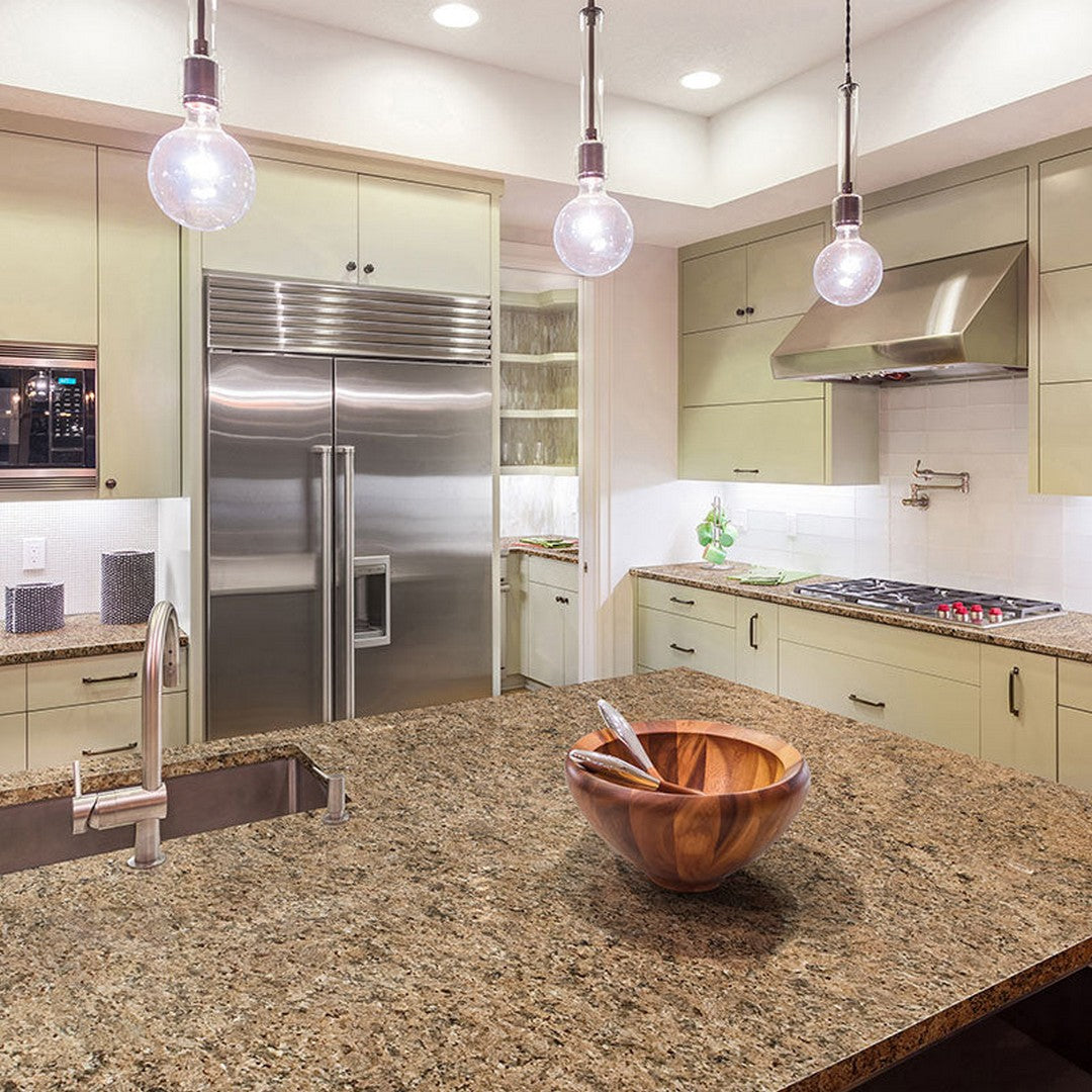 MS International Venetian Gold 12" x 12" Polished Granite Wall and Floor Tile