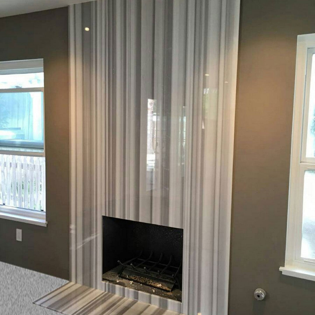 MS International Marmara White 12" x 24" Polished Marble Tile