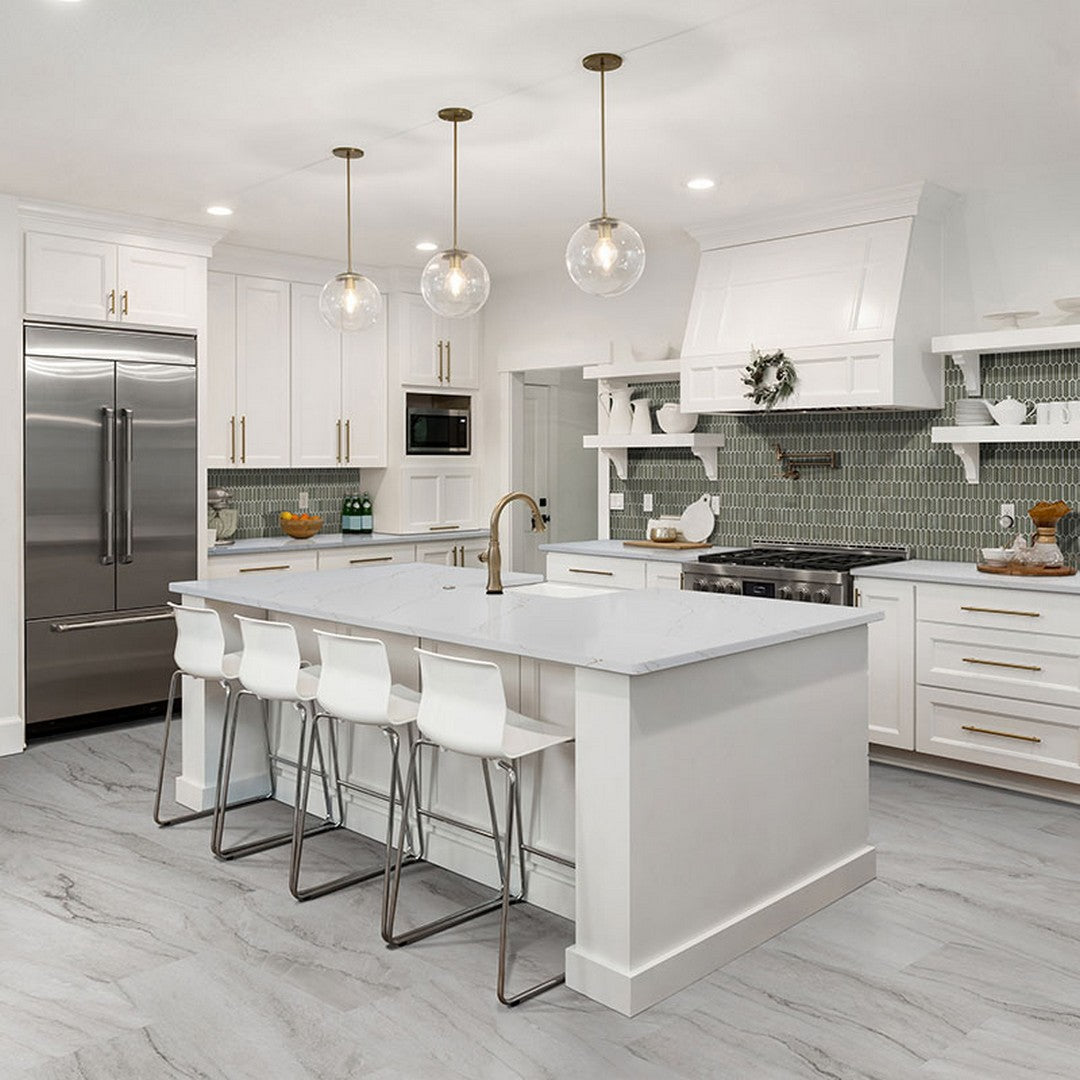 MS International Trecento 12" x 24" Low Gloss Luxury Vinyl Tile 12MIl Rigid Core