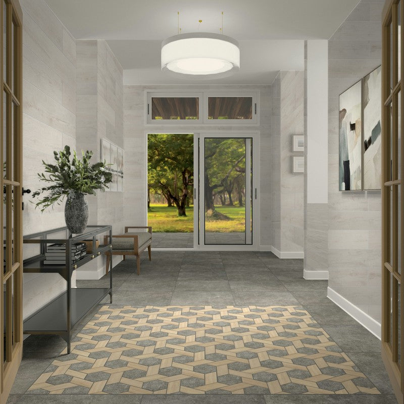 American Olean Waterwood 8" x 40" Glazedd Porcelain Plank