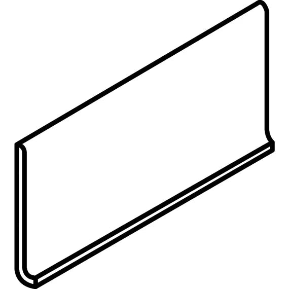 Daltile Portfolio 6" x 12" Rectified Matte Porcelain Floor Cove Base