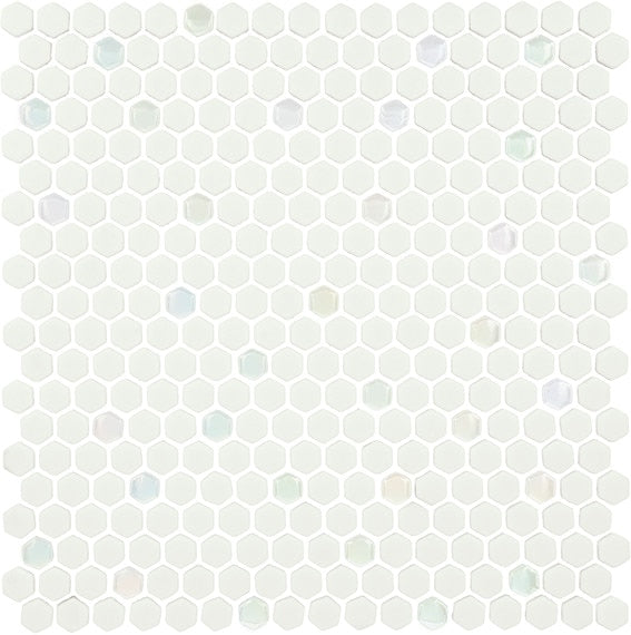 Daltile Starcastle 12" x 12" Matte Glass 5/8" Mini Hexagon Mosaic