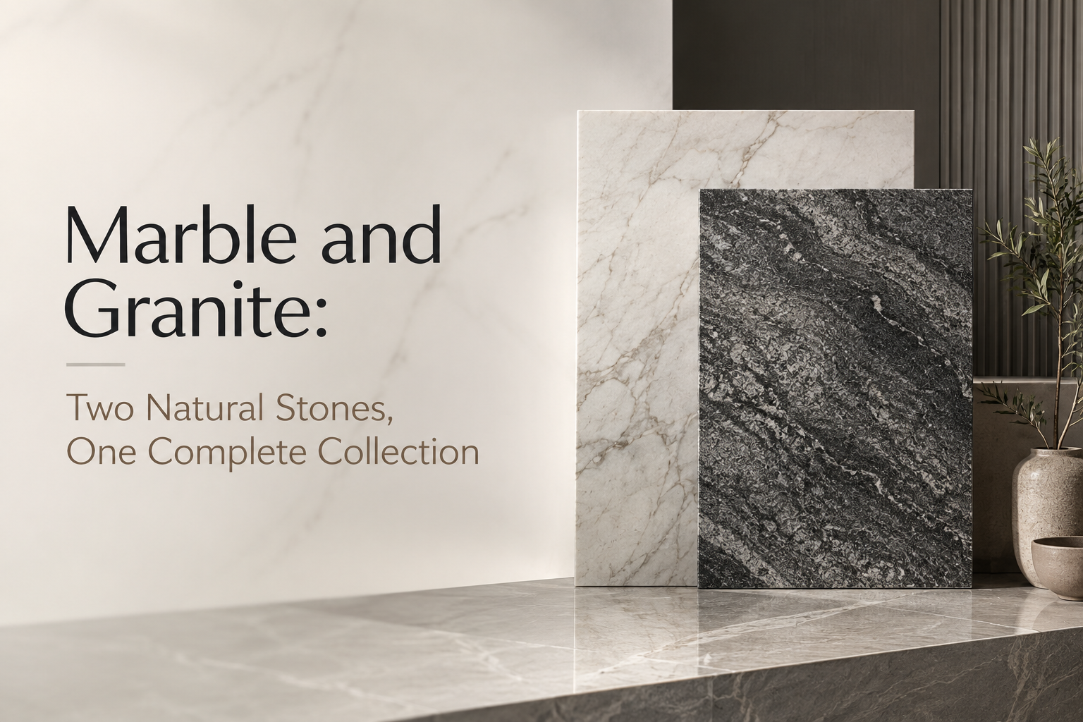 Marble and Granite: Two Natural Stones, One Complete Collection