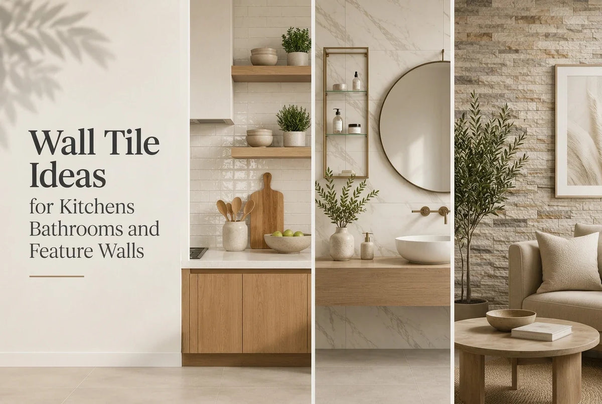 Wall Tile Ideas for Kitchens Bathrooms and Feature Walls