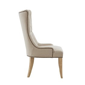 Lucas Button Tufted Captain Accent Chair