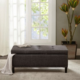 Shandra II Tufted Top Soft Close Storage Bench