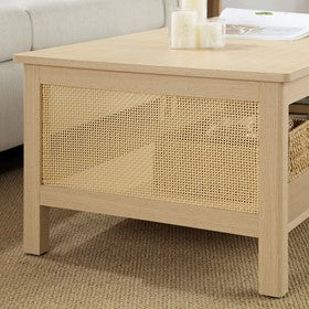 Ashlyn 2-Tier Rattan Coffee Table