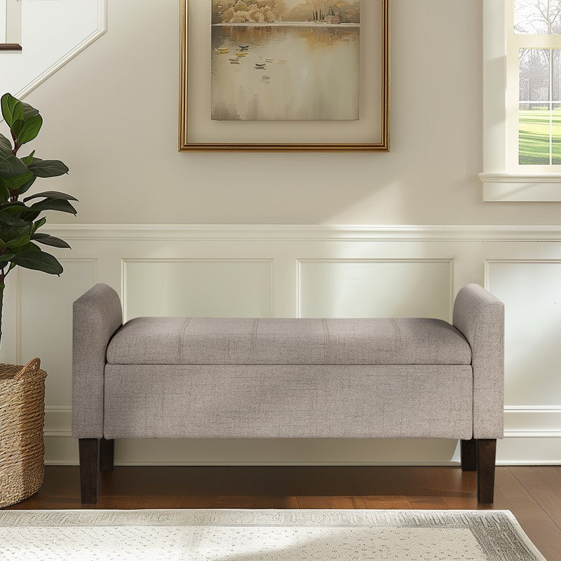 Blaire Flip-top Upholstered Storage Bench