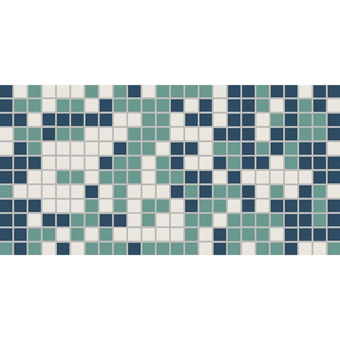 American Olean Unglazed Mosaics Blends 12" x 24" Porcelain 1" Blends Mosaic