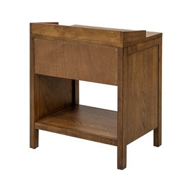 Sunset Cliff 1-Drawer Nightstand with Shelf