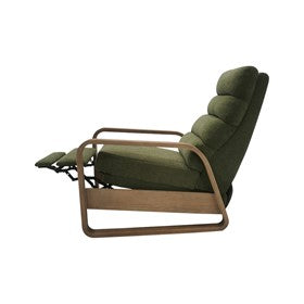 Jordan Wood framed push back Recliner