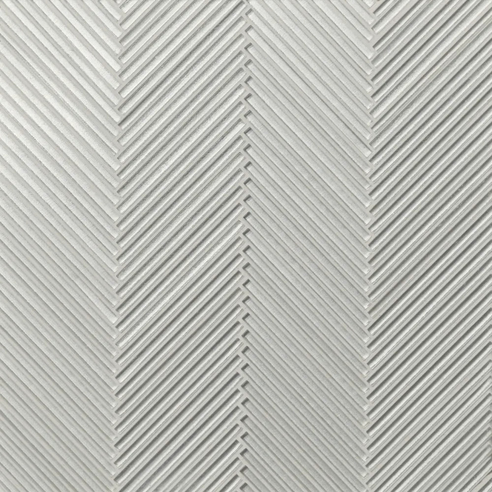 Bedrosians Kaikos 11.25" x 11.25" Skinny Chevron Glass Mosaic