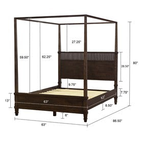 Kenna Canopy Bed Queen