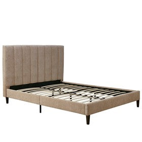 Catalina Channel Tufted Upholstered Platform Bed