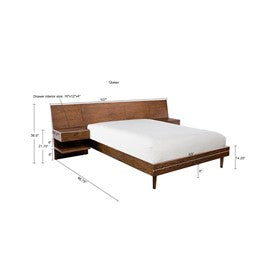 Clark Bed with 2 Nightstands