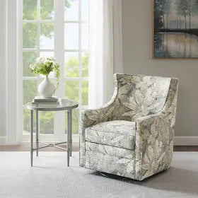 Alana Curve Back Swivel Glider Chair