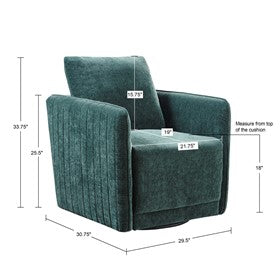 Kaley Upholstered 360 Degree Swivel Chair