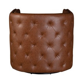 Capstone Tufted Barrel Swivel Chair