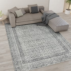 Kenzie Moroccan Bordered Global Woven Area Rug