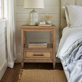 Salina Woven Cane Nightstand