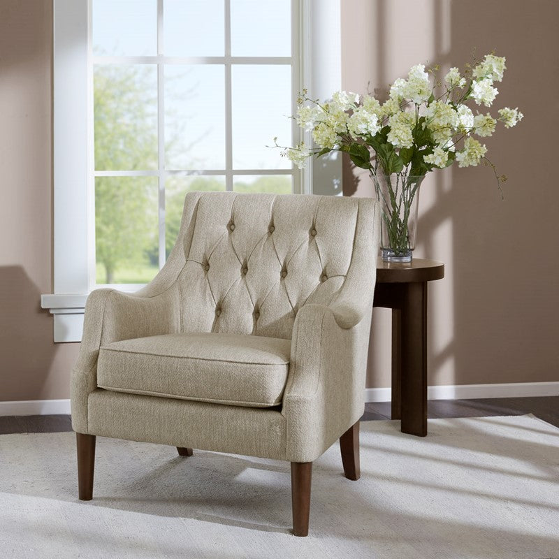 Qwen Button Tufted Accent Chair