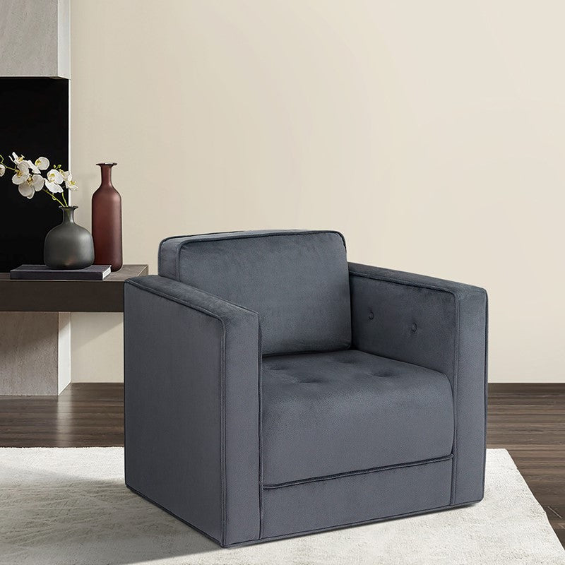 Madrid 360 Degree Upholstered Swivel Chair