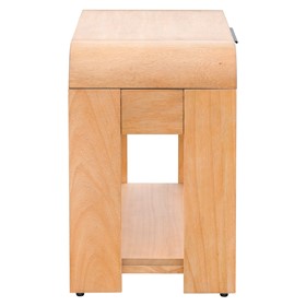 Jameson Modern One Drawer Waterfall Nightstand