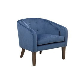 Ian Upholstered Tufted Mid-Century Accent Chair