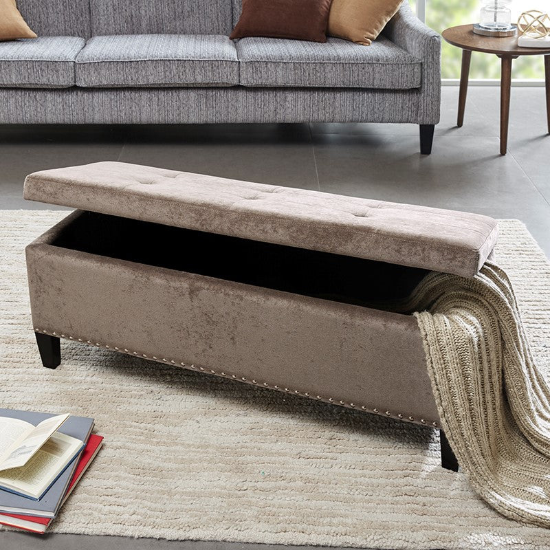 Shandra II Tufted Top Soft Close Storage Bench