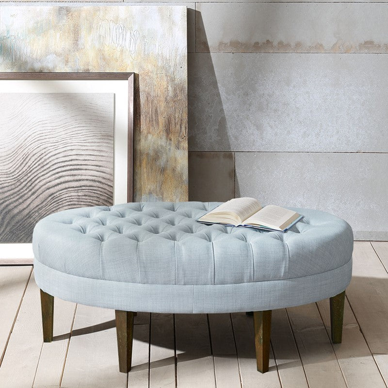 Martin Surfboard Tufted Ottoman