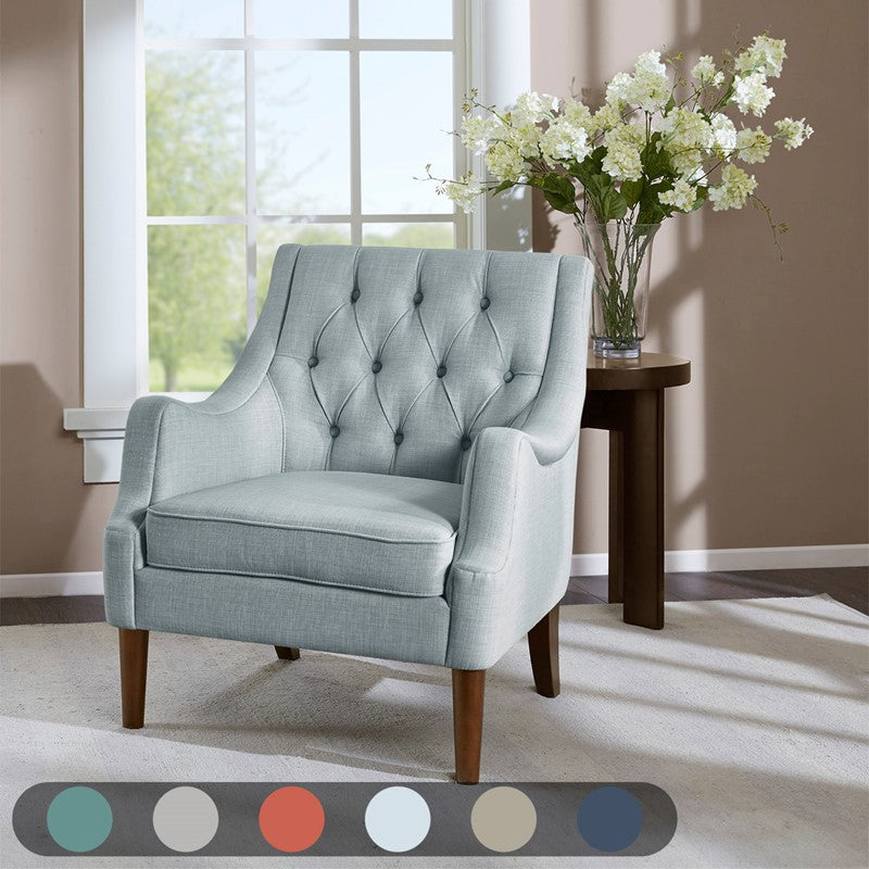 Qwen Button Tufted Accent Chair