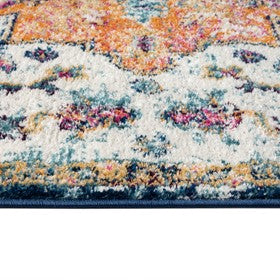 Mateo Boho Medallion Woven Area Rug