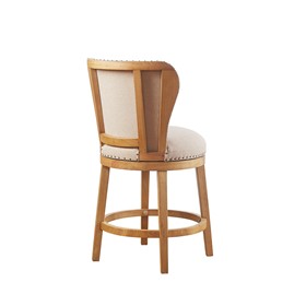 Stewart Upholstered 360 Degree Swivel Counter Stool 25" H