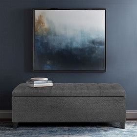 Shandra Tufted Top Upholstered Storage Bench