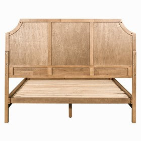 Salina Woven Cane Queen Platform Bed