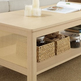 Ashlyn 2-Tier Rattan Coffee Table