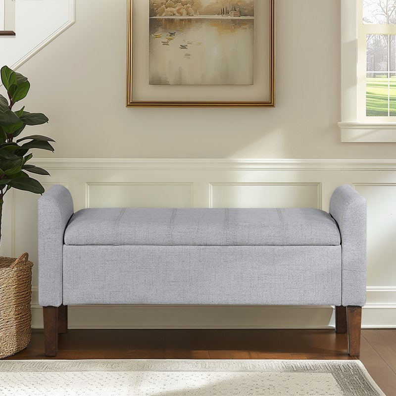 Blaire Flip-top Upholstered Storage Bench