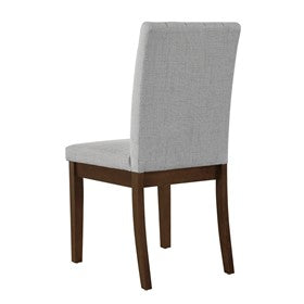 Everly Upholstered Channel-back Dining Chair Set of 2