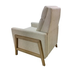 Luna Recliner With Wood Frame