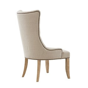 Lucas Button Tufted Captain Accent Chair