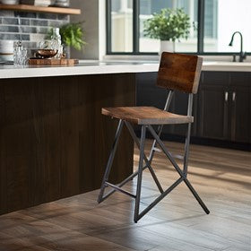 Trestle Counter Stool