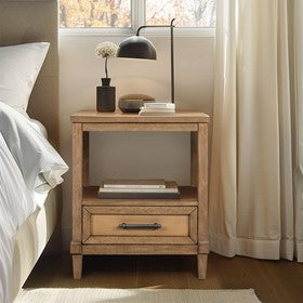 Salina Woven Cane Nightstand