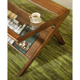 Rocket Coffee Table with Tempered Glass