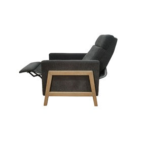 Luna Recliner With Wood Frame