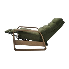 Jordan Wood framed push back Recliner