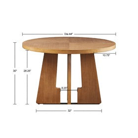 Kennedy 44" Round Dining Table