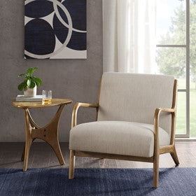 Novak Mid-Century Modern Accent Armchair