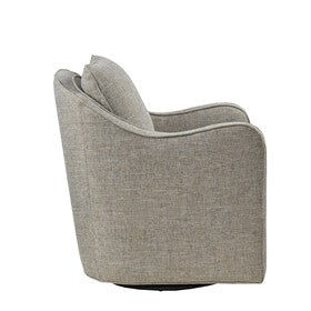 Brianne Wide Seat Swivel Arm Chair