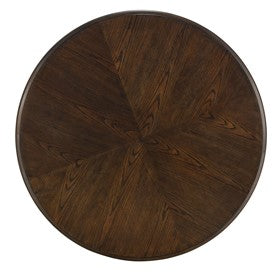 Philippe Round Coffee Table with Shelf